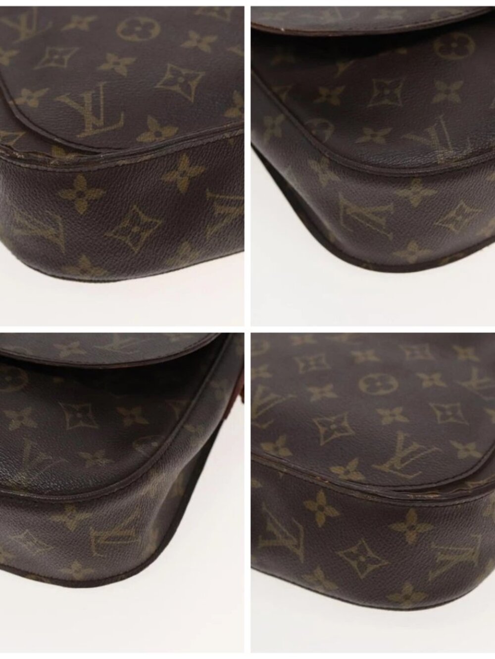 LOUIS VUITTON Monogram Saint Cloud GM Shoulder Bag M51242 LV Auth 82497 - Picture 16 of 16